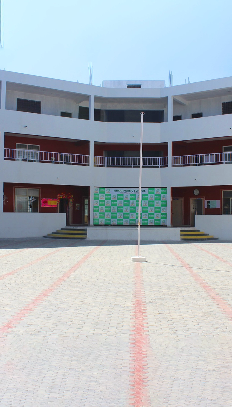 Two storey school building of Nimai Public School